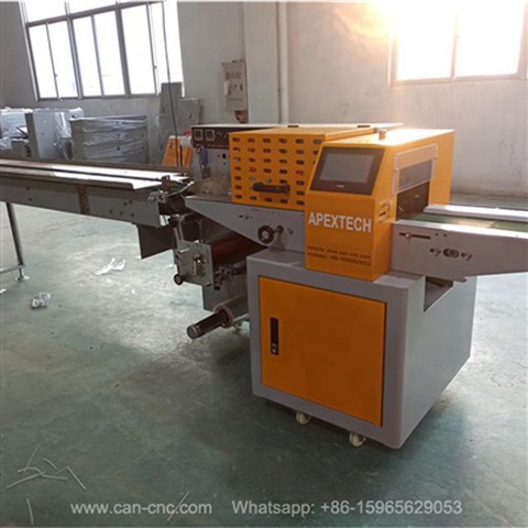 Máquina embaladora de sabonete Flow APEXTECH-350 funciona bem